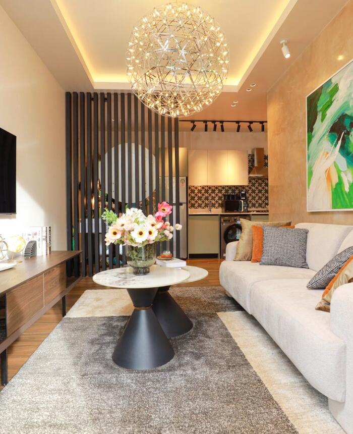 Finished interior at Cadenza Residences, Nakasero